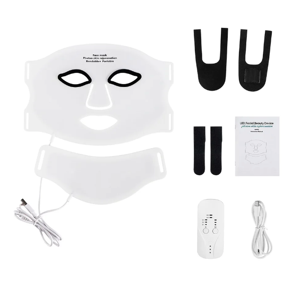 LumaHaven 7-Colour LED Face & Neck Therapy Mask