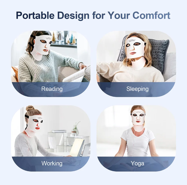 LumaHaven 7-Colour LED Face & Neck Therapy Mask
